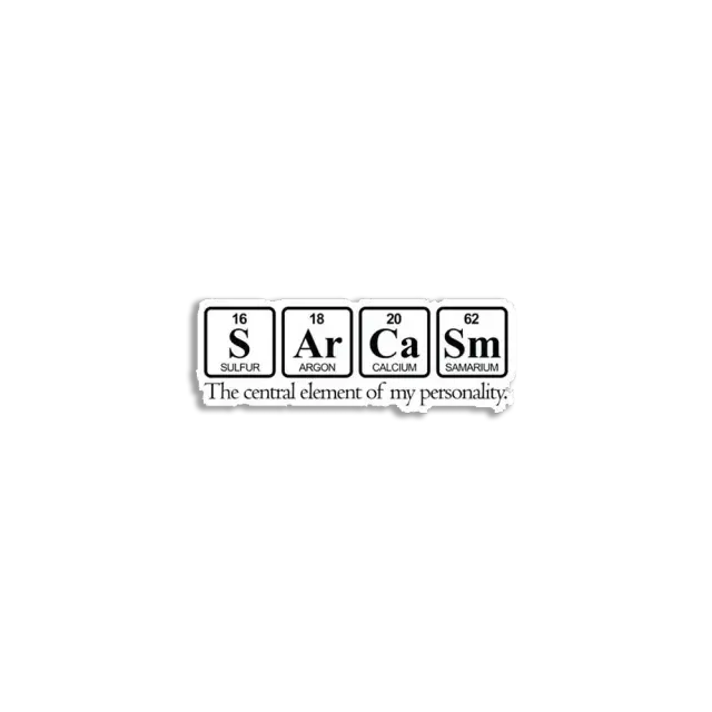 Sarkasmus-Sticker