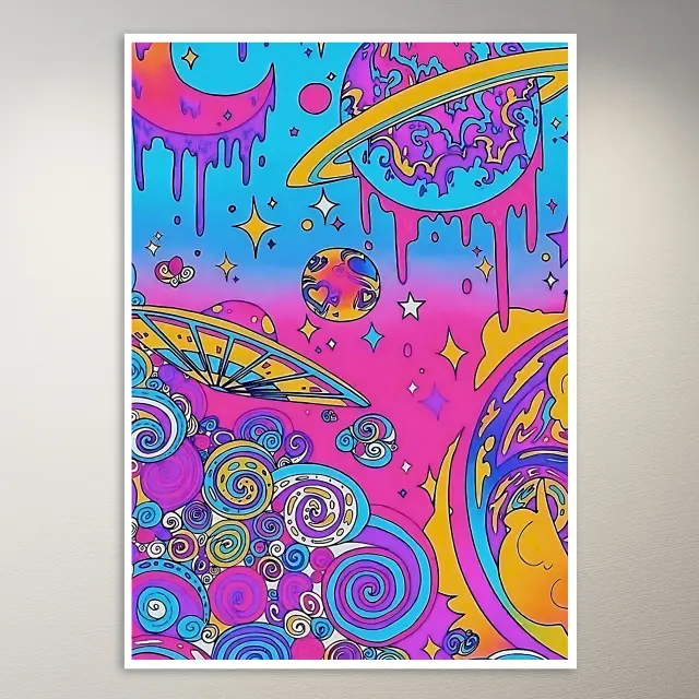 Trippy Kunst-Poster