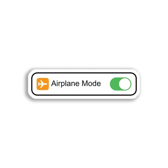 Airplane Mode Is Enabled Sticker