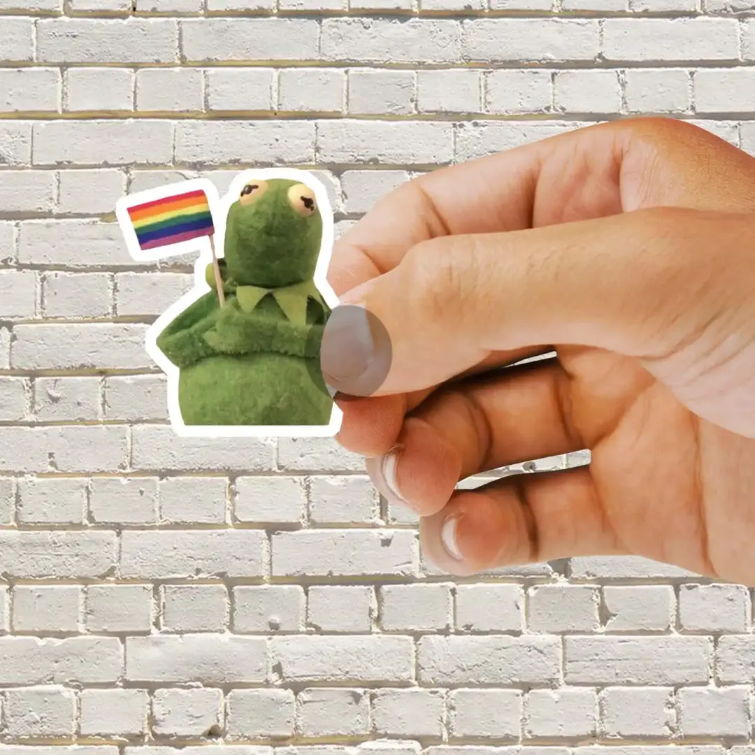 สติกเกอร์ Kermit ธงไพรด์