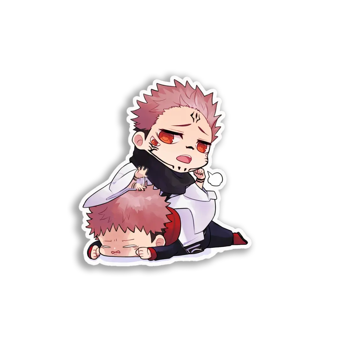 Chifuyu and Mikey Chibi Sticker