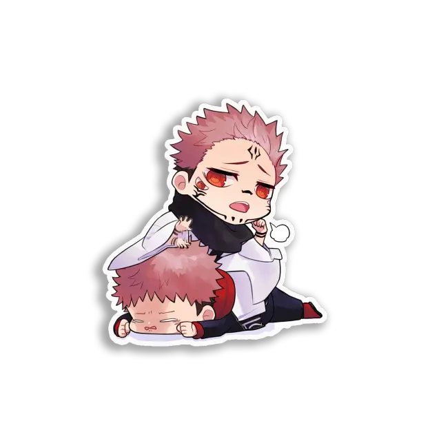 Chifuyu und Mikey Chibi-Sticker