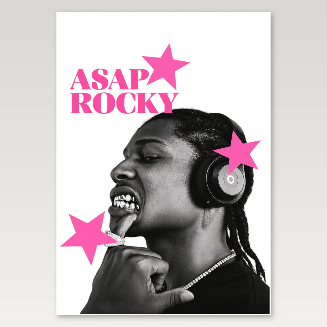 ASAP Kopfhörer A4-Poster