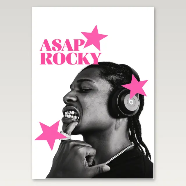 ASAP Kopfhörer A4-Poster