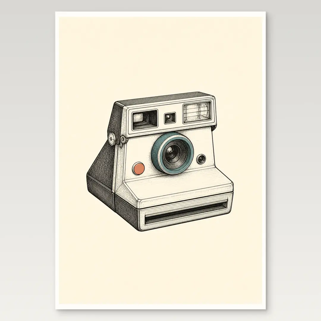Instant Camera Poster