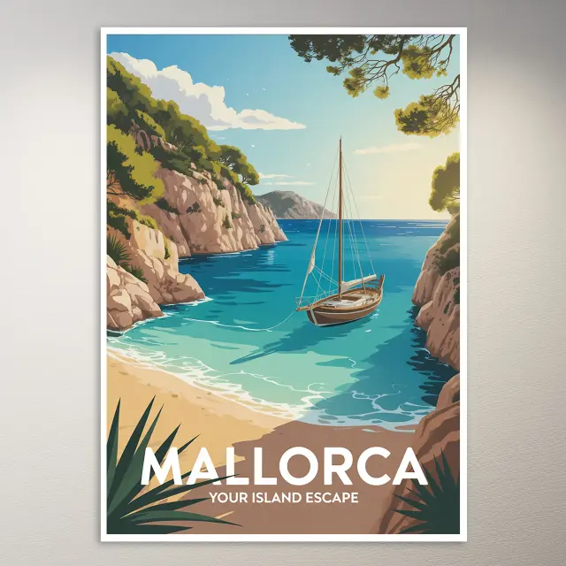 Mallorca Reiseposter