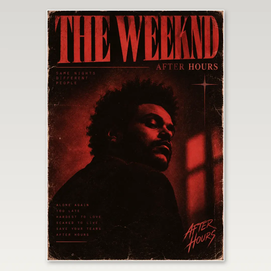 ملصق فني Weekend After Hours A4