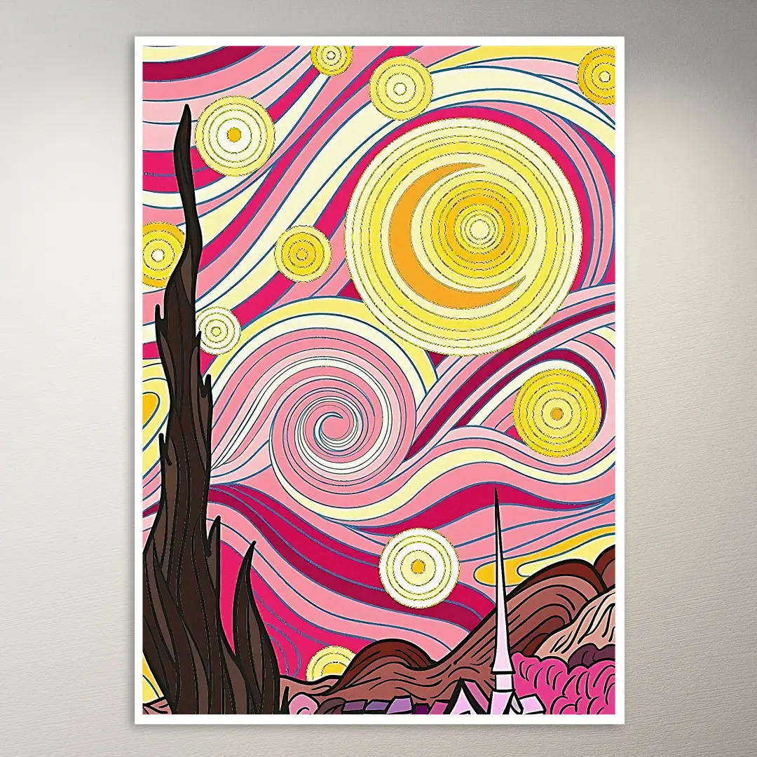 Trippy Kunst-Poster
