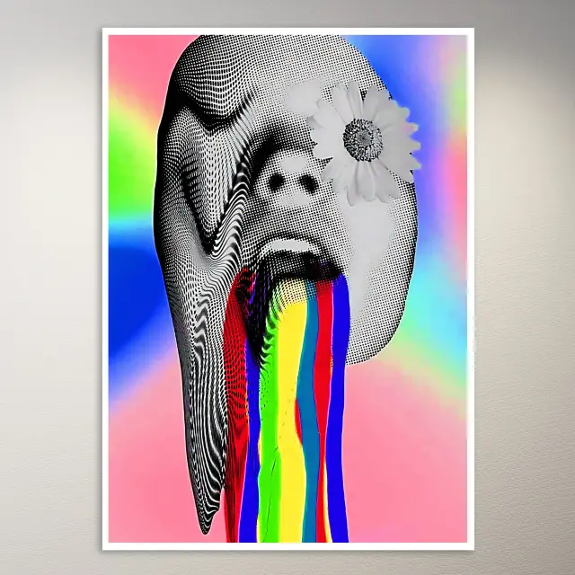 Trippy Kunst-Poster