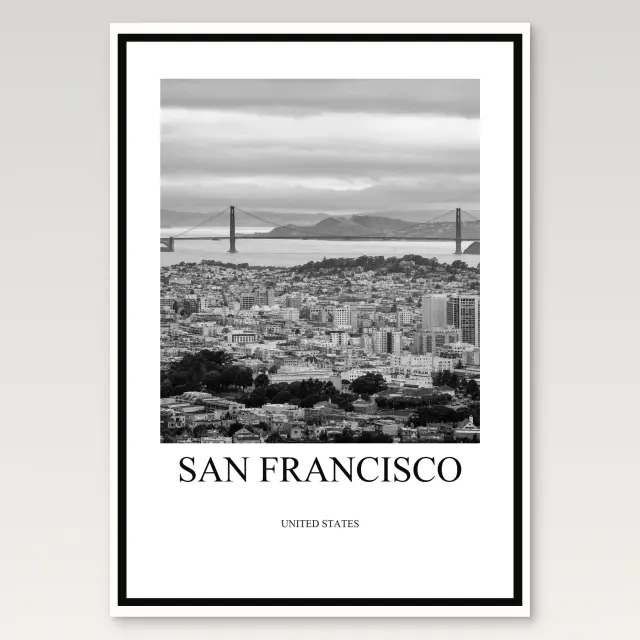 ملصق فني San Francisco