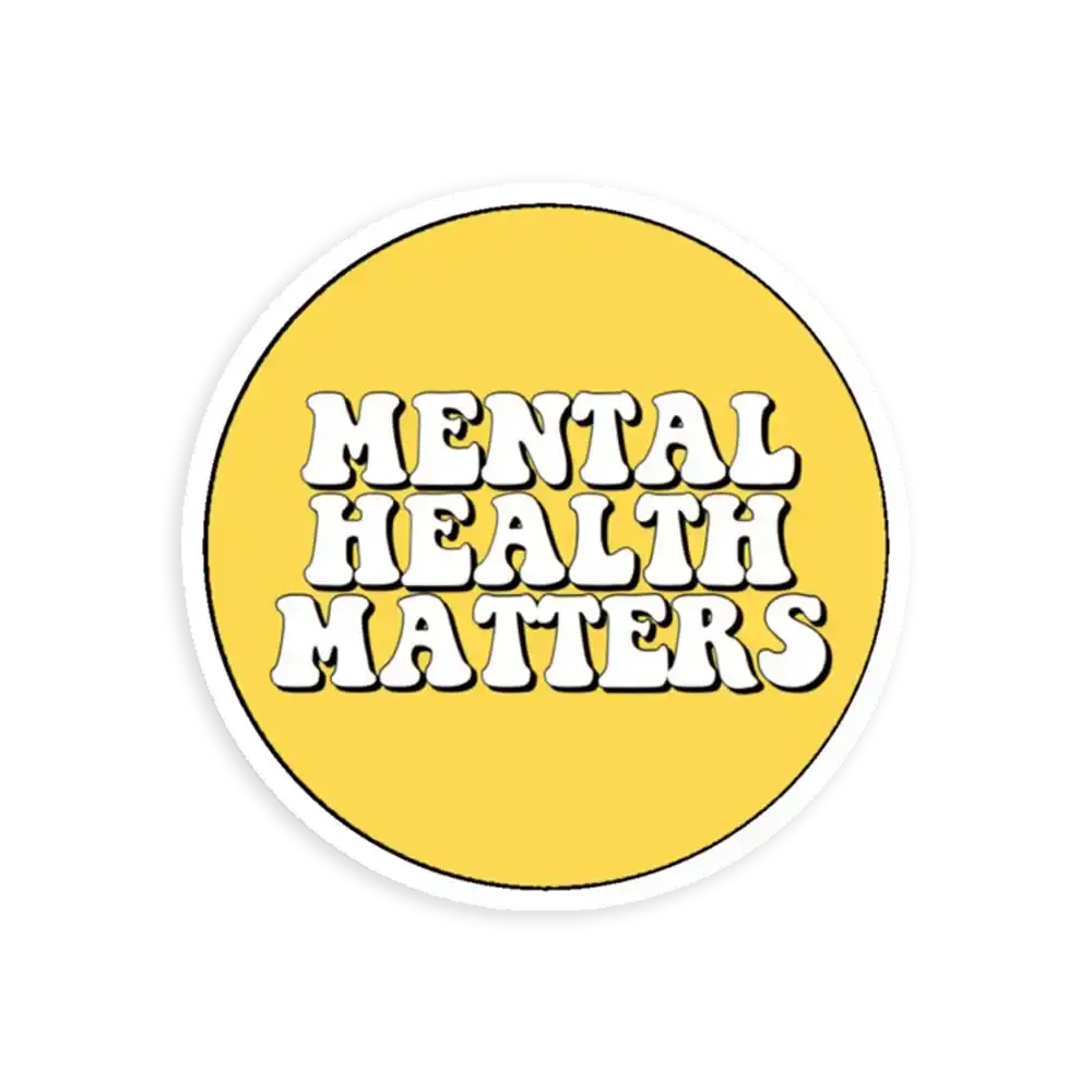 Pegatina La salud mental importa