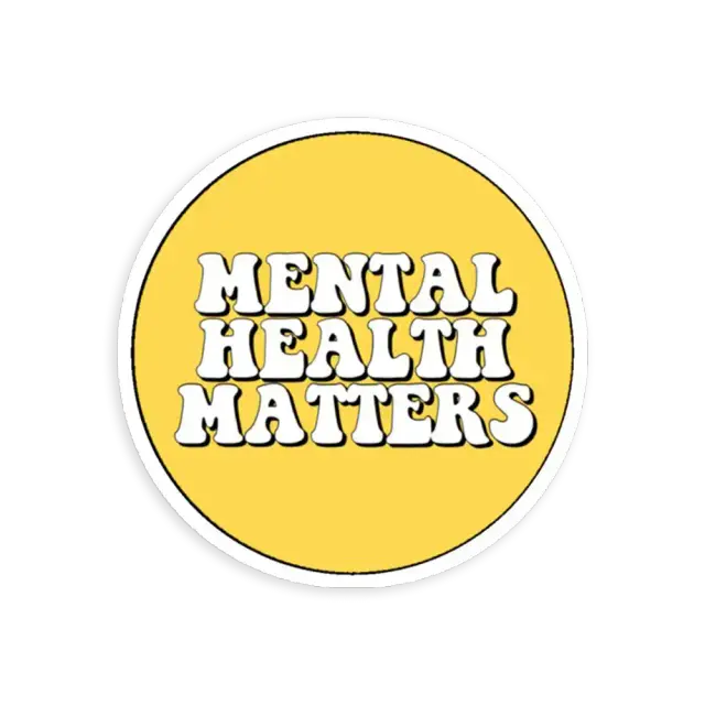 Mentale Gesundheit zählt Sticker