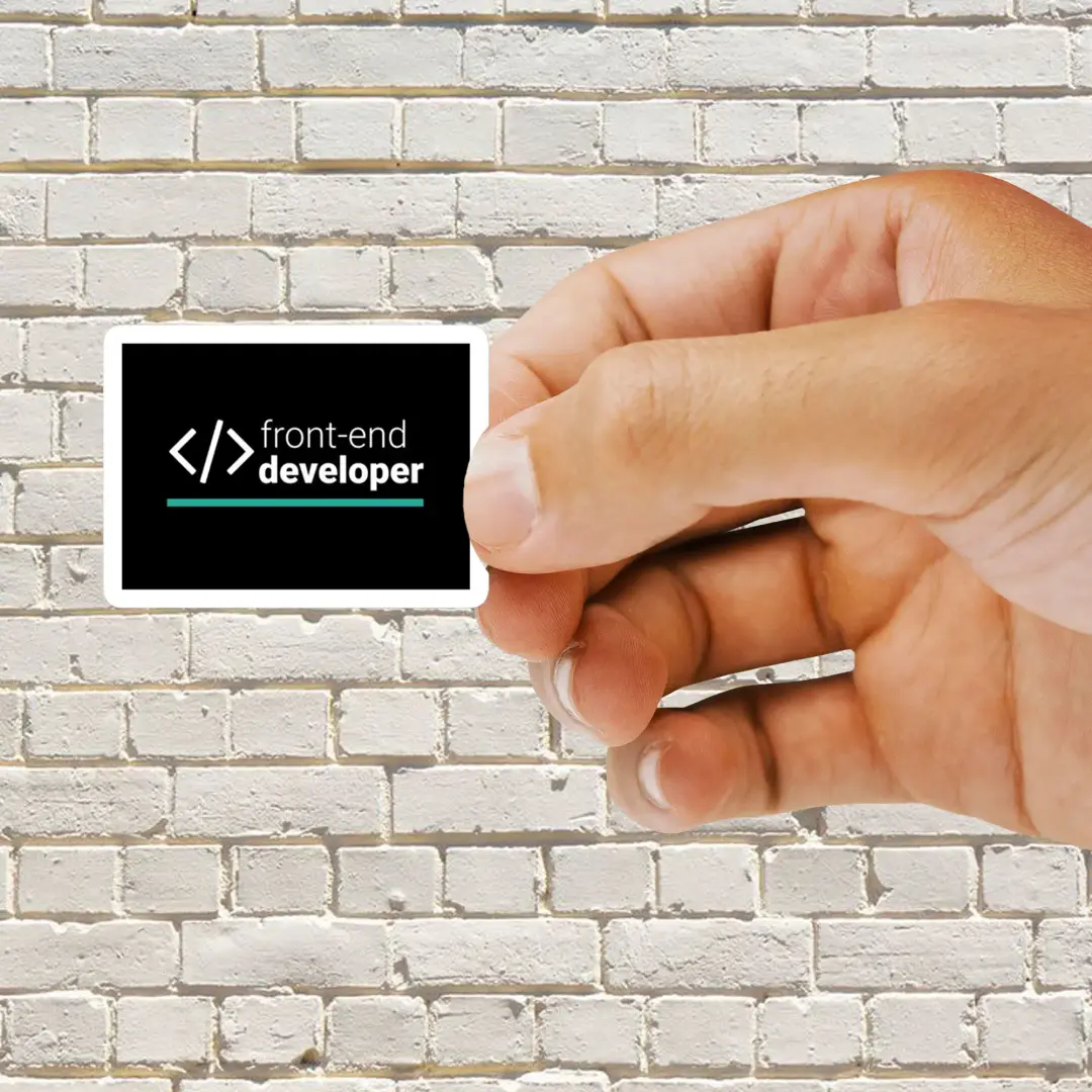 Pegatina Desarrollador front-end