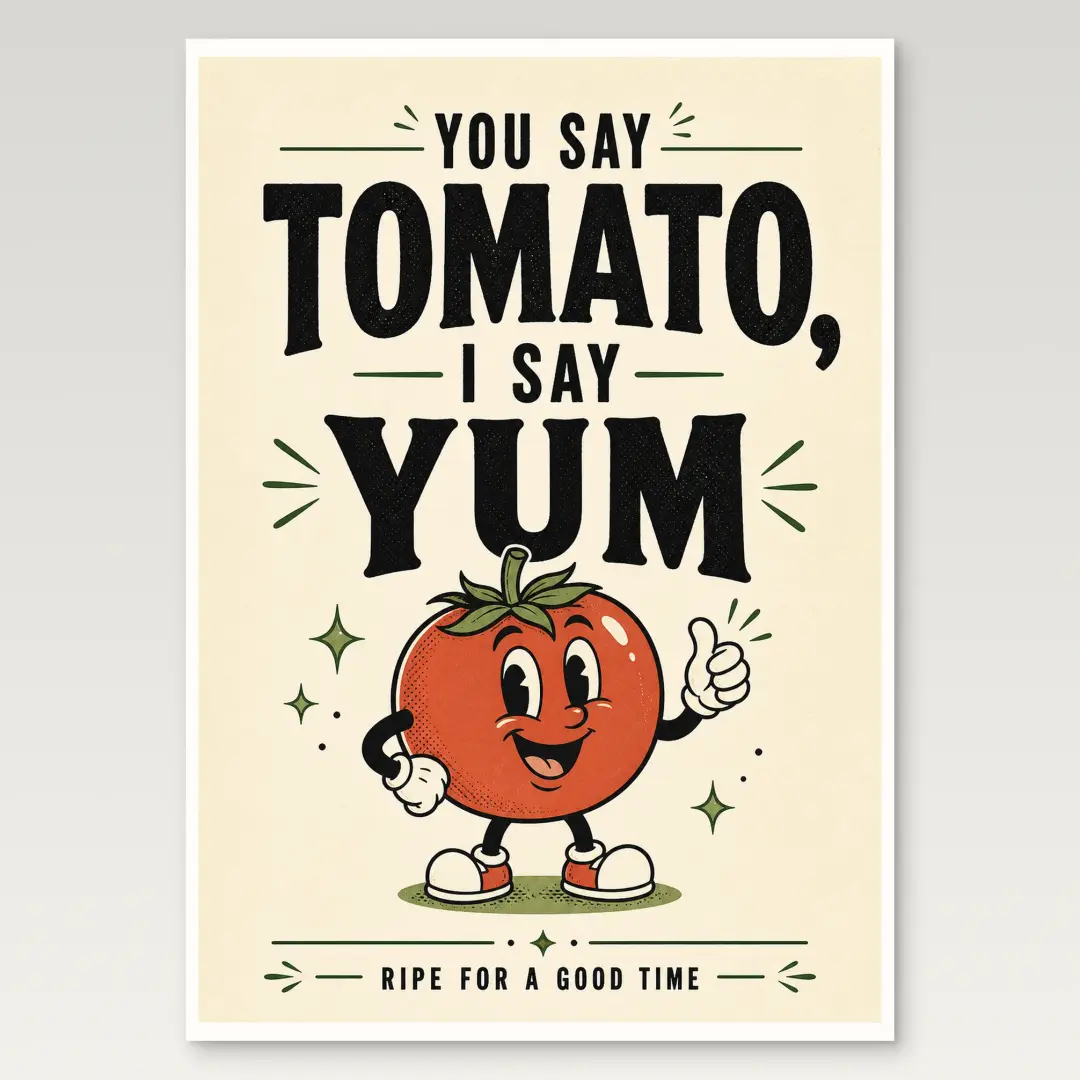 Póster de tomate