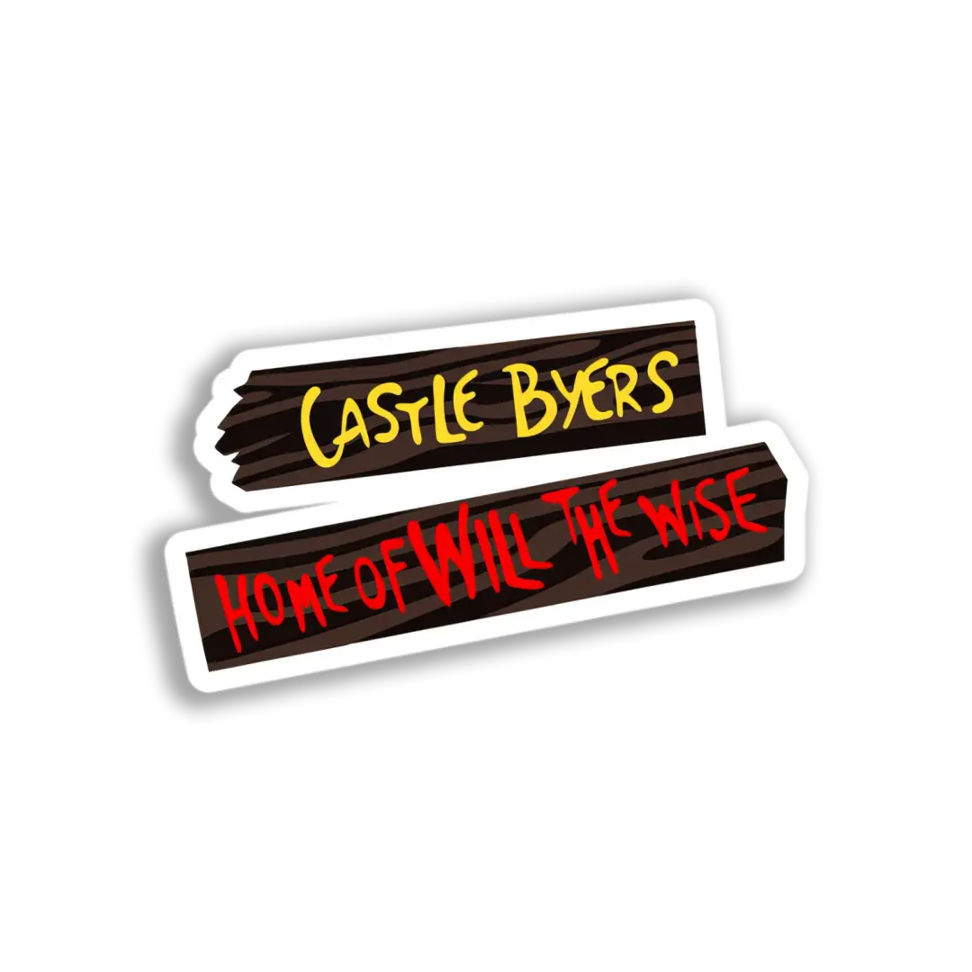 Castle Byers Schild-Sticker