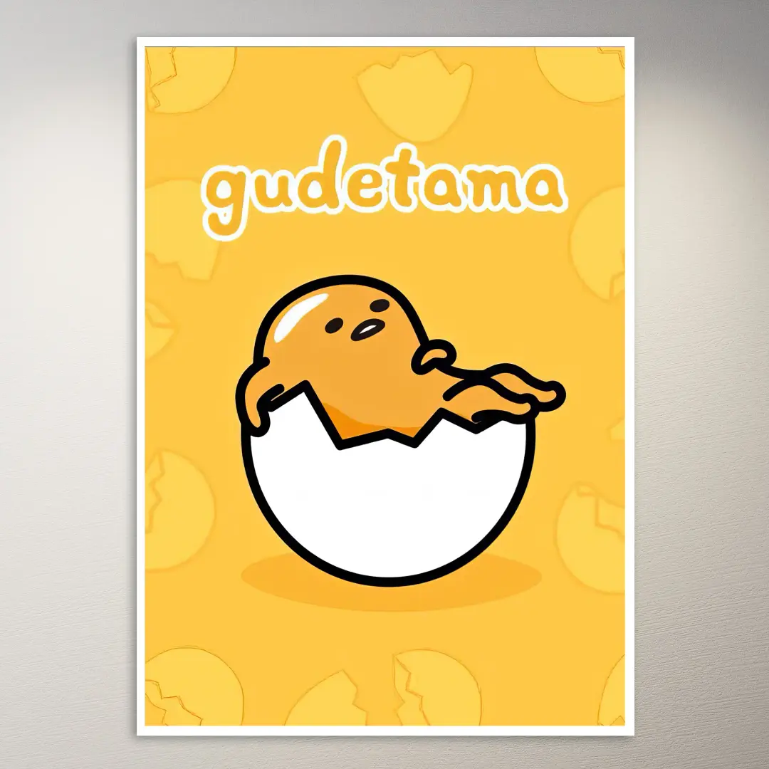 Gudetama, das faule Eigelb Poster