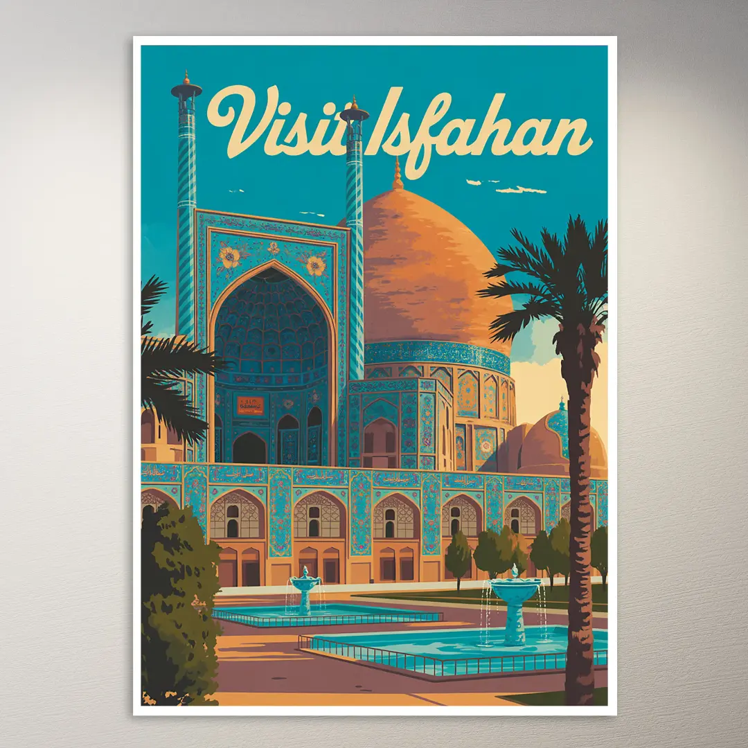 Isfahan Reiseposter