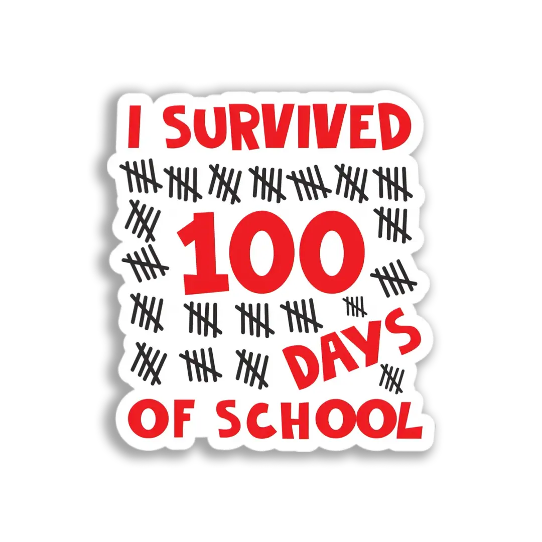 100 Schultage Sticker