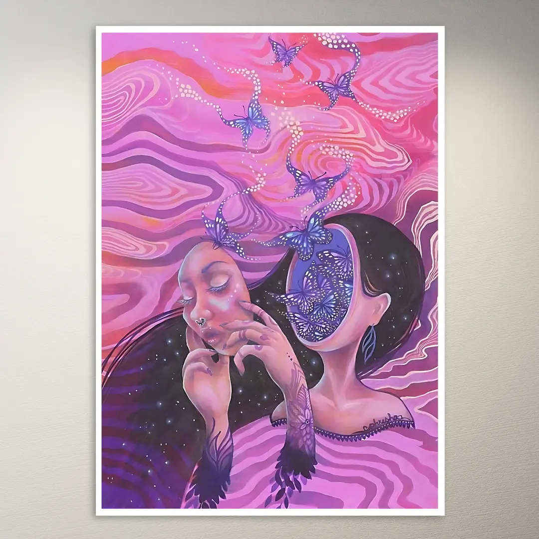 Trippy Kunst-Poster