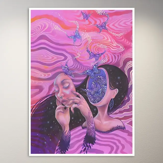 Trippy Kunst-Poster