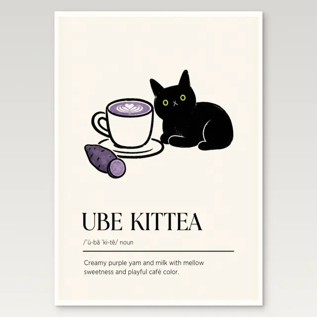 Ube Kittea Poster