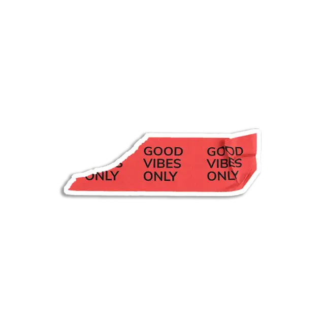 Good Vibes Only Sticker