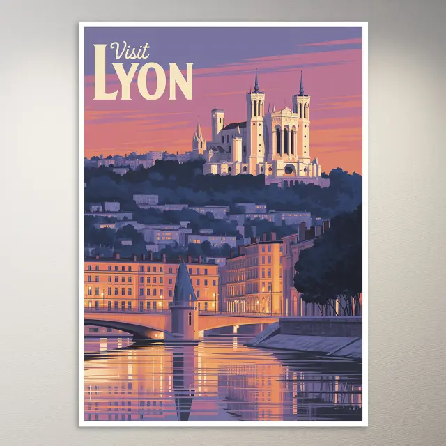 Lyon Reiseposter