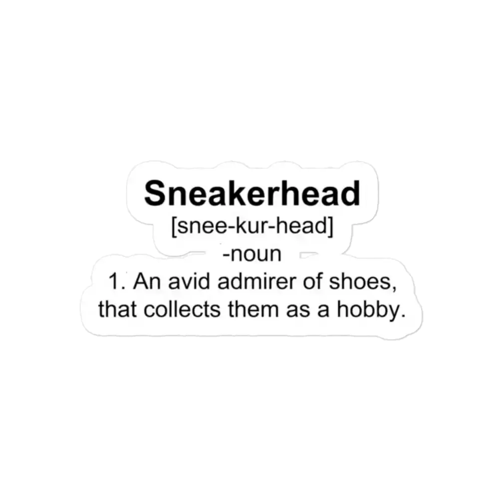 Sneakerhead-Definition Sticker