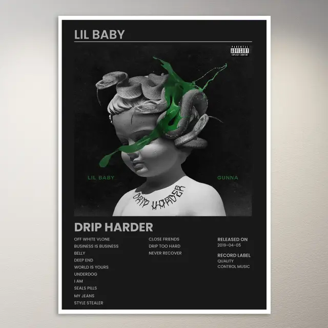 ملصق فني Lil Baby