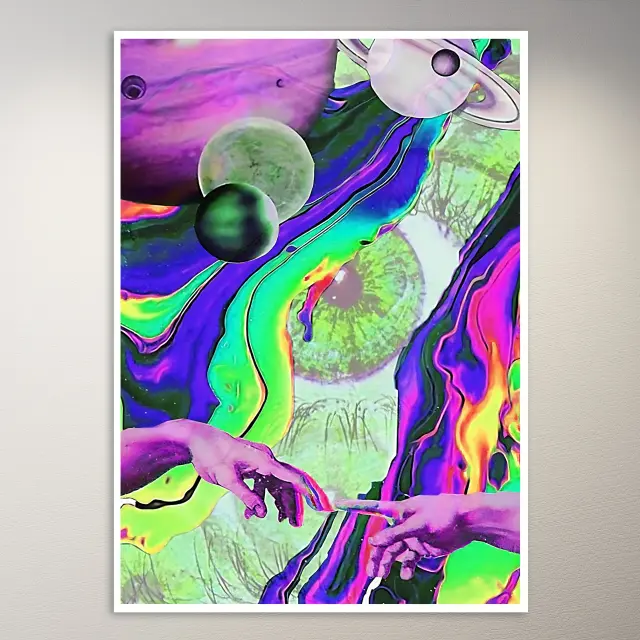 Trippy Kunst-Poster