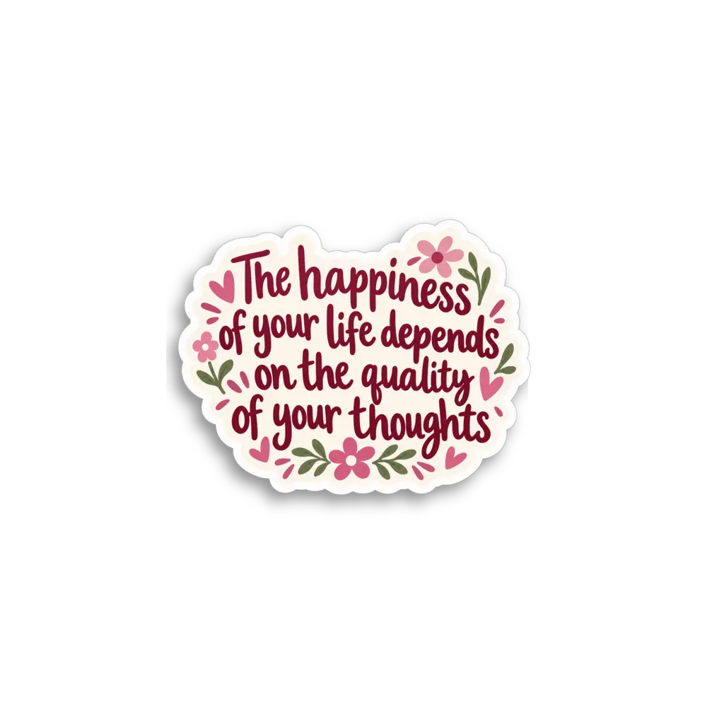 Happiness Depends Sticker