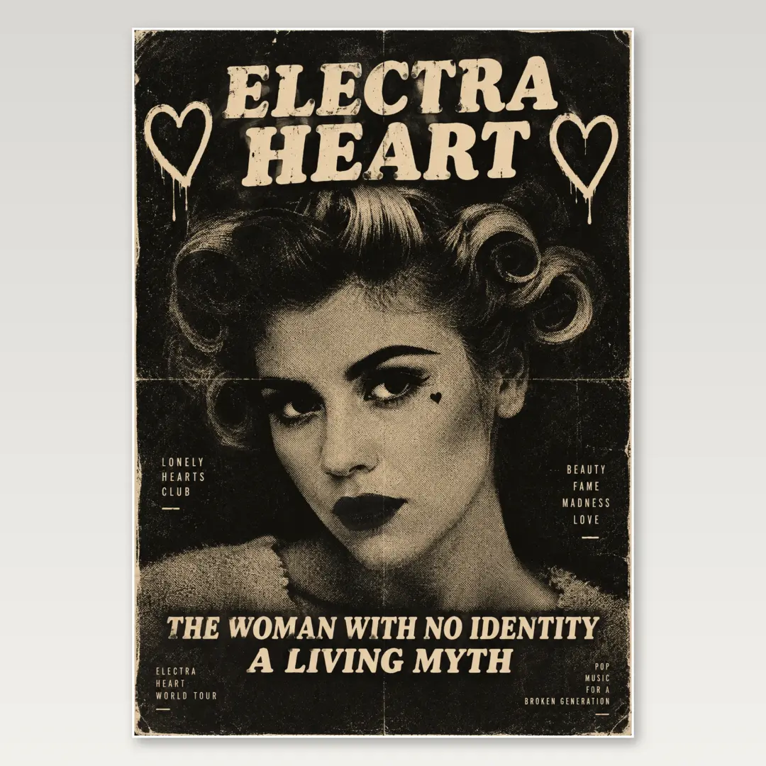 Electra Heart Editorial A4-Poster