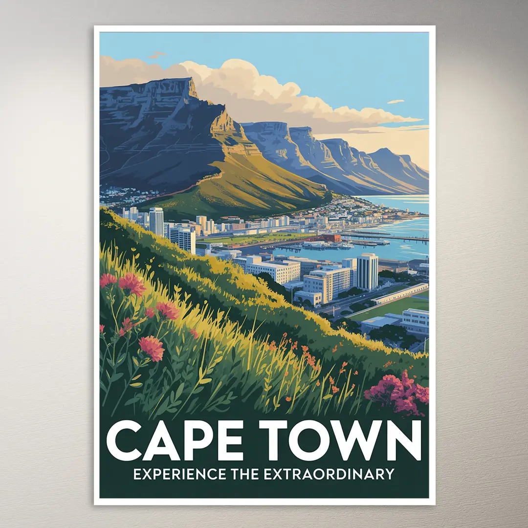 Cape Town Travel Poster