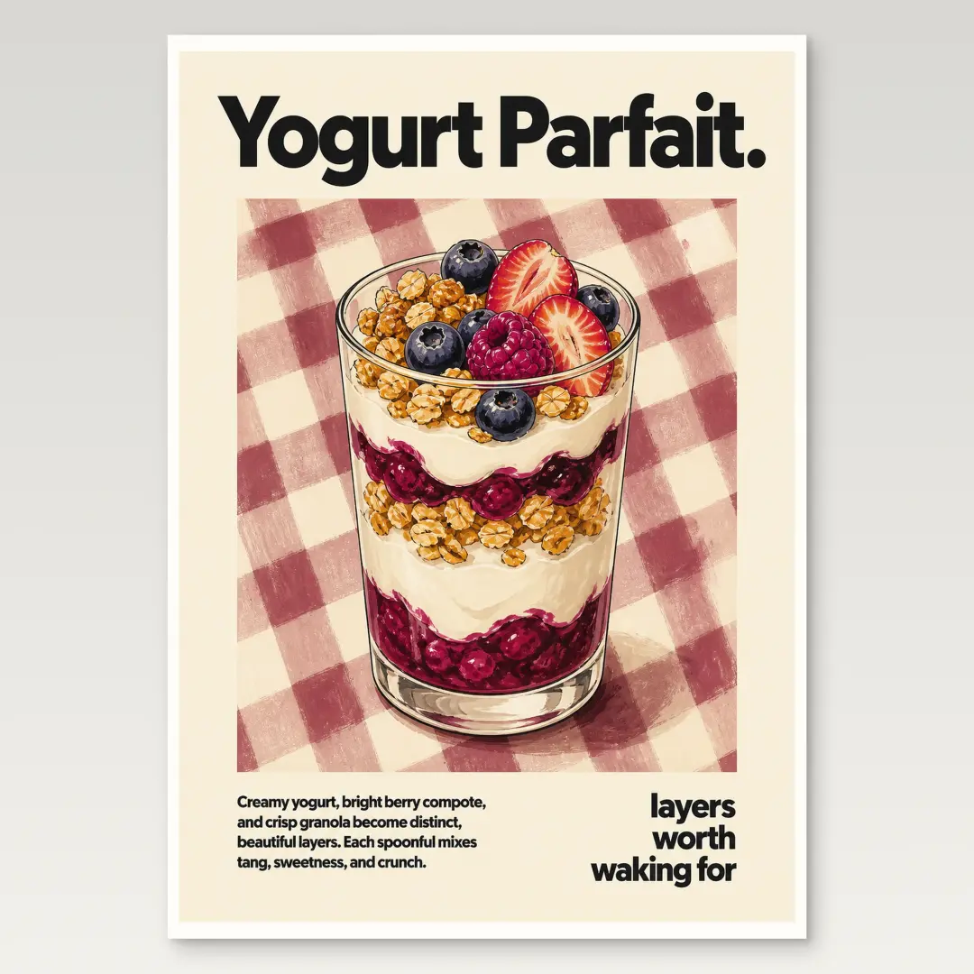 Joghurt-Parfait-Poster