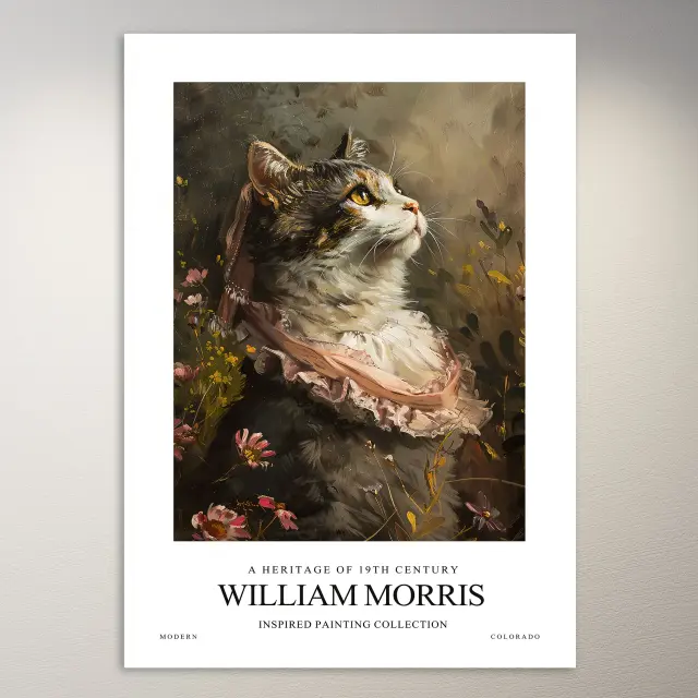 لوحة مستوحاة من William Morris | ملصق فني تشكيلي
