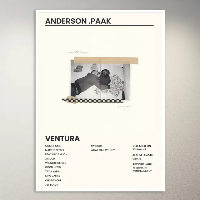 Póster de Anderson .Paak