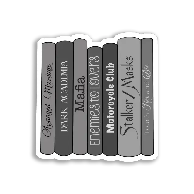 Dark Academia, Mafia, and Motorcycle Club Sticker