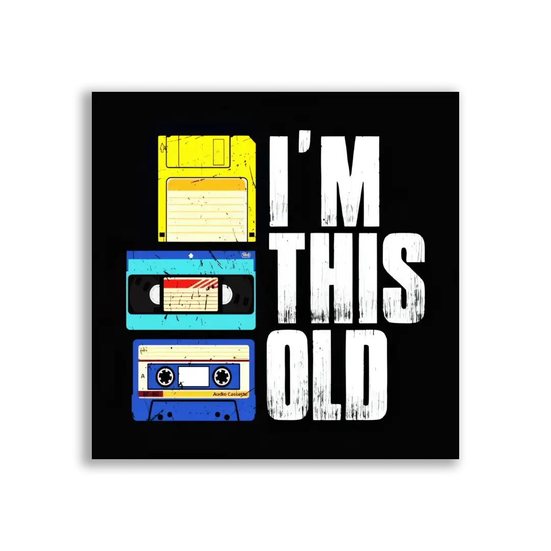 I'm This Old Sticker