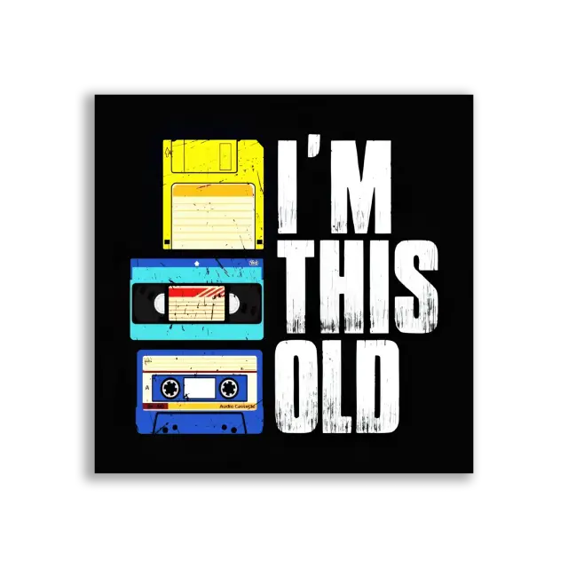 I'm This Old Sticker