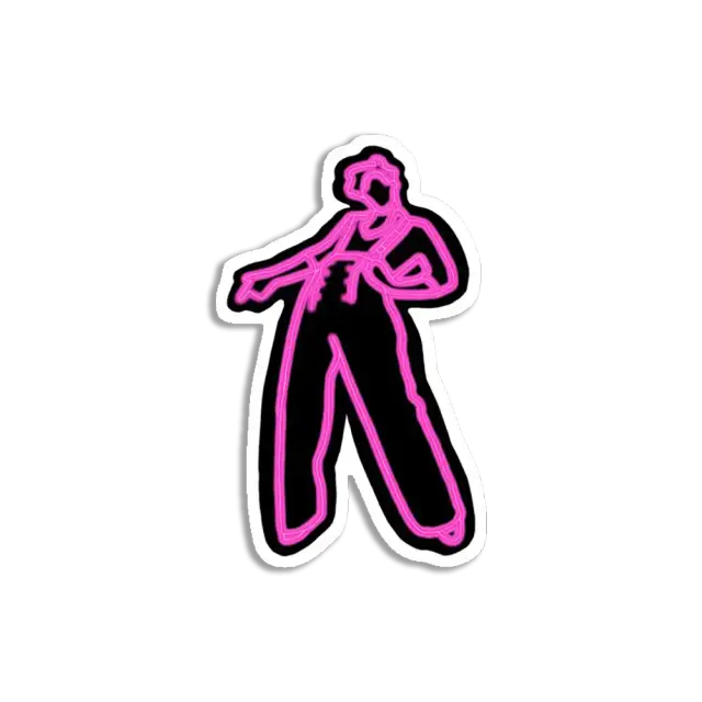 Neon Harry Styles Sticker