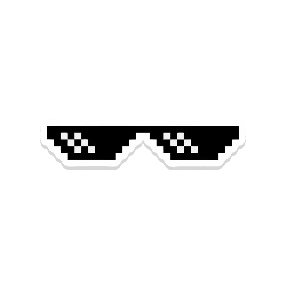 Swag-Brille Sticker