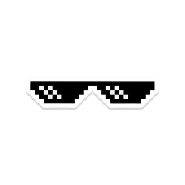Swag Glasses Sticker