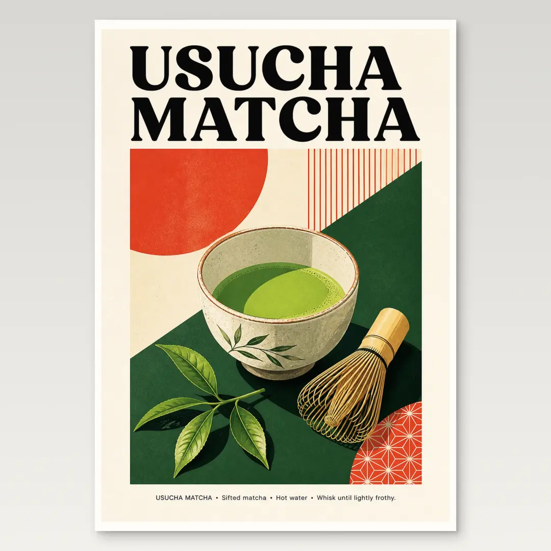 Usucha Matcha Poster