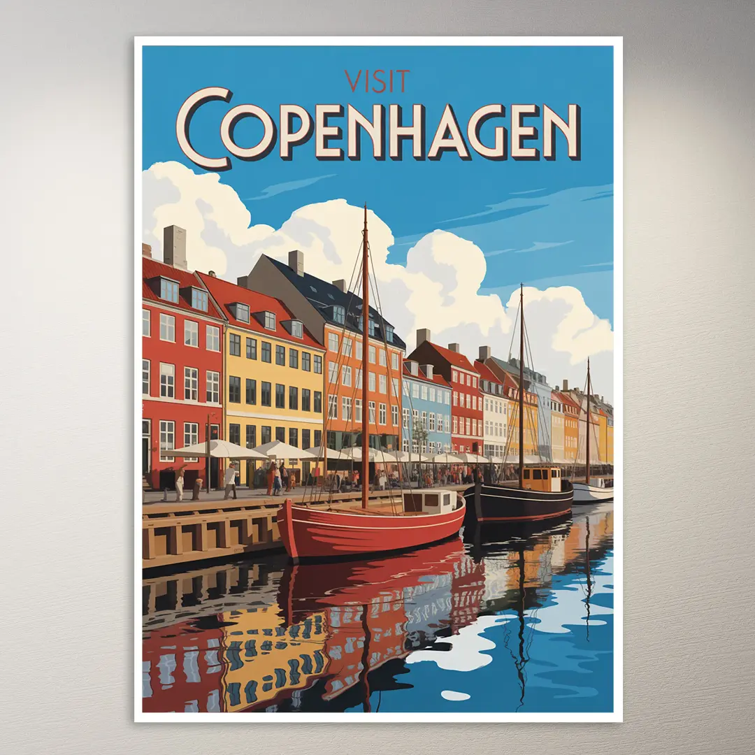 Kopenhagen Reiseposter