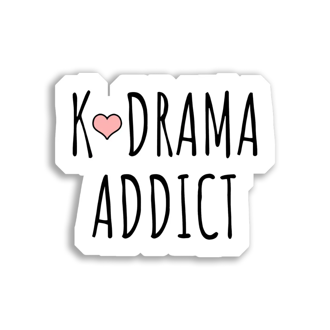Pegatina Adicto a los K-Drama