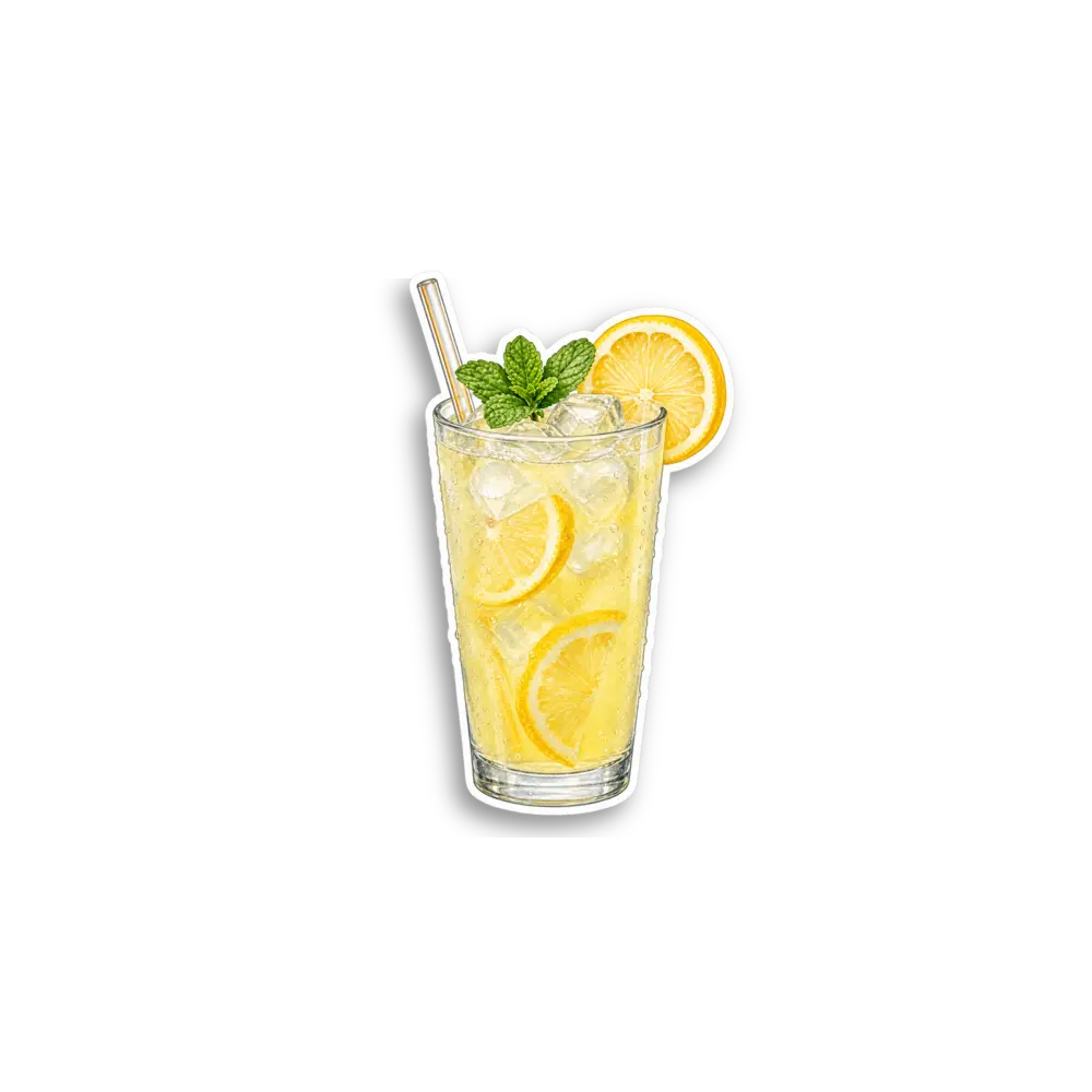 Zitronenlimonade-Sticker