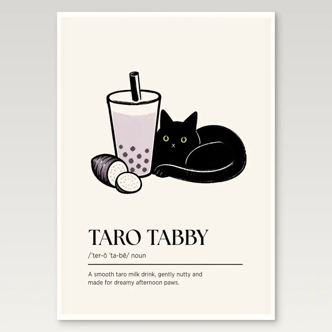 Taro Tabby Poster