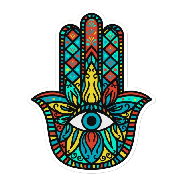 Psychedelic Hand Sticker