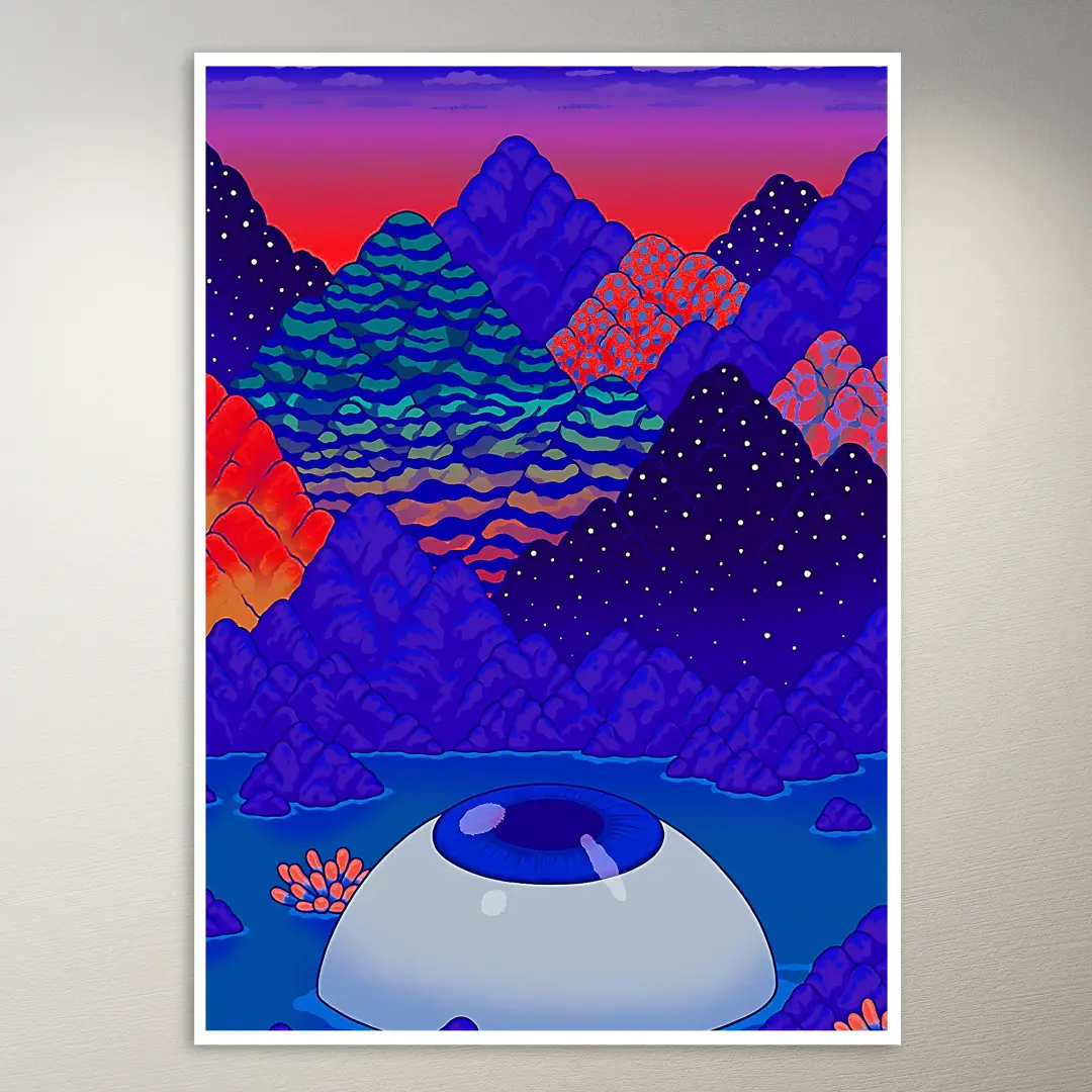 Trippy Kunst-Poster