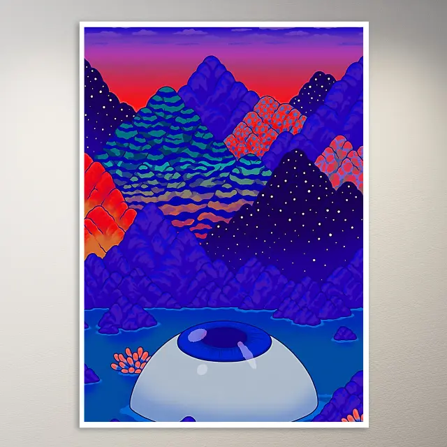 Trippy Kunst-Poster